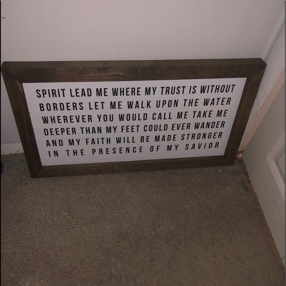 26” x 14” Hillsong Sign